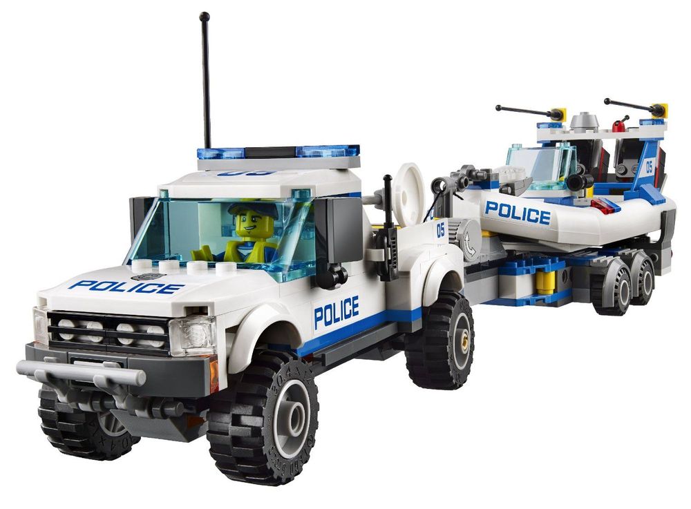LEGO Police Patrol Over the Rainbow
