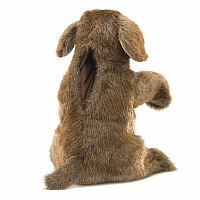 SITTING DOG HAND PUPPET