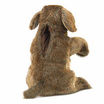 SITTING DOG HAND PUPPET