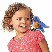 MINI BLUEBIRD FINGER PUPPET