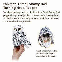 SNOW OWL HAND PUPPET SMALL