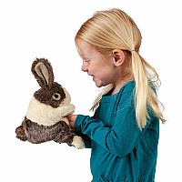 BABY DUTCH RABBIT HAND PUPPET