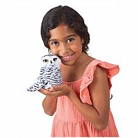 SNOW OWL HAND PUPPET SMALL