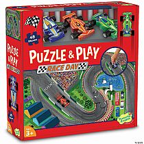 PUZZLE & PLAY RACE DAY 48 PC