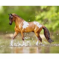 BREYER RED DUN PINTALOOSA