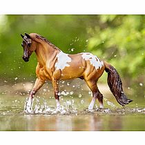 BREYER RED DUN PINTALOOSA