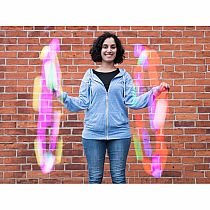 LED Poi - Spin-lightS (Pair) with Tail Covers