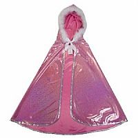 GLITTER PRINCESS CAPE PNK