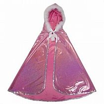 GLITTER PRINCESS CAPE PNK