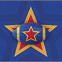 SOFT FOOT BALL RED STAR