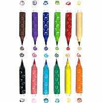 PEANUTS DOUBLE END BRUSH/STAMP