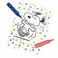 PEANUTS DOUBLE END BRUSH/STAMP