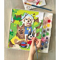 iHeartArt Paint by Numbers - Dogs' Day Out