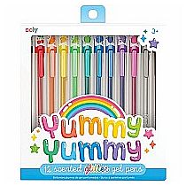 Yummy Scented Glitter Gel Pens - Set of 12