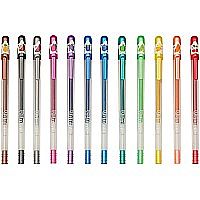 Yummy Scented Glitter Gel Pens - Set of 12