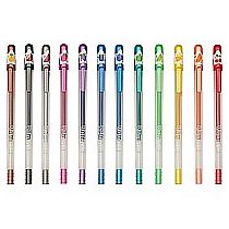 Yummy Scented Glitter Gel Pens - Set of 12