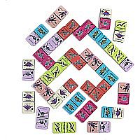 Giant Shiny Dinosaur Dominoes 28 pcs
