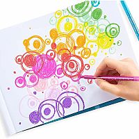 RAINBOW SPARKLE GLITTER MARKERS