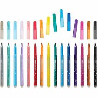 RAINBOW SPARKLE GLITTER MARKERS