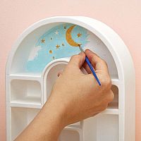 PAINT A CURIO SHELF