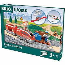 BRIO PULL BACK TRAIN SET