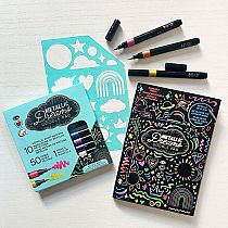 METALLIC DREAMS DOODLE PAD