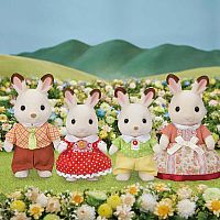 CC CHOCOLATE RABBIT FAMILY--Calico Critters