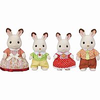 CC CHOCOLATE RABBIT FAMILY--Calico Critters