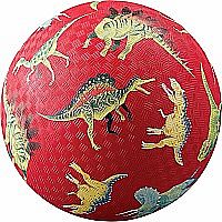 Crocodile Creek Dinosaurs Red Playground Ball 5 inches