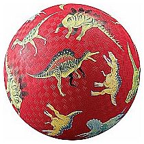 Crocodile Creek Dinosaurs Red Playground Ball 5 inches