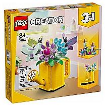 LEGO FLOWERS IN WATERING CAN