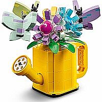 LEGO FLOWERS IN WATERING CAN