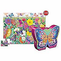 BUTTERFLY GARDEN 36 PIECE FLOOR PUZZLE