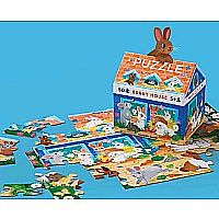 BUNNY HOUSE 50 PC PUZZLE