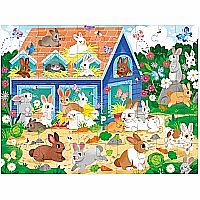 BUNNY HOUSE 50 PC PUZZLE