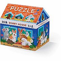 BUNNY HOUSE 50 PC PUZZLE
