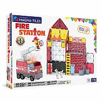 MAGNA-TILES FIRE STATION 80 PC