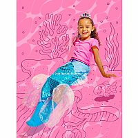 MERMAID GLIMMER SKIRT LILAC/BL
