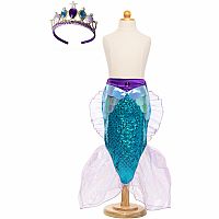 MERMAID GLIMMER SKIRT LILAC/BL