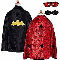 REV SPIDER/BAT CAPE & MASK