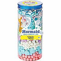 BEAD JEWELRY JAR MERMAID