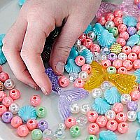 BEAD JEWELRY JAR MERMAID