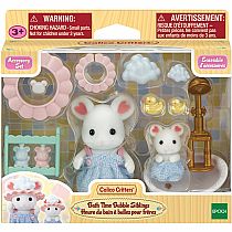 CC BATHTIME BUBBLE SIBLINGS--Calico Critters