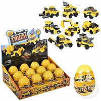 CONSTRUCTION TRUCK BULDING EGG