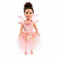 DOLL DRESS ROSE GARDEN FAIRY