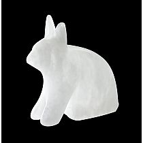 ALABASTER ARCTIC HARE CARVING