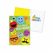 GLTR: SMILEY FACES BDAYCARD