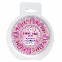 BUTTERFLY BALLET PRESS-ON NAIL