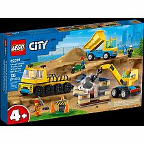 LEGO CONSTRUCTION TRUCK WRECK