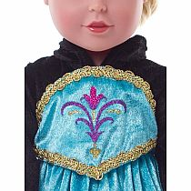 DOLL DRESS ICE PRINCESS CORONATION